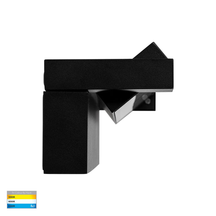 HV3732T-BLK - Locu Aluminium Black 24w Adjustable LED Floodlight WALL LIGHT