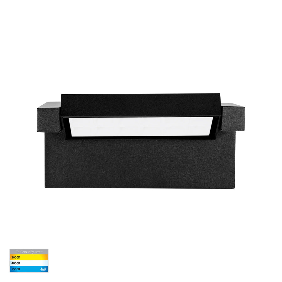 HV3732T-BLK - Locu Aluminium Black 24w Adjustable LED Floodlight WALL LIGHT