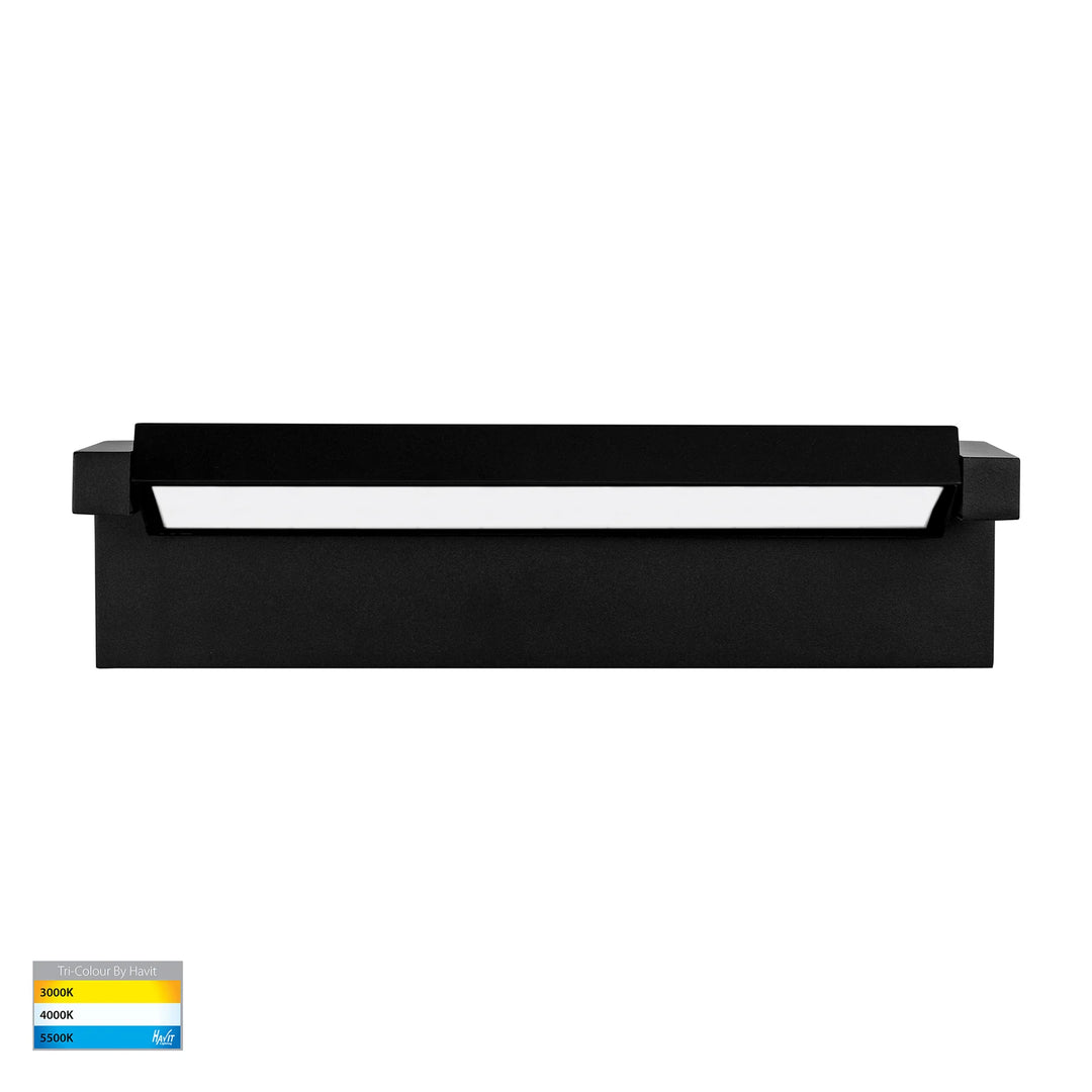 HV3733T-BLK - Locu Aluminium Black 36w Adjustable LED Floodlight Flood and Sensor light