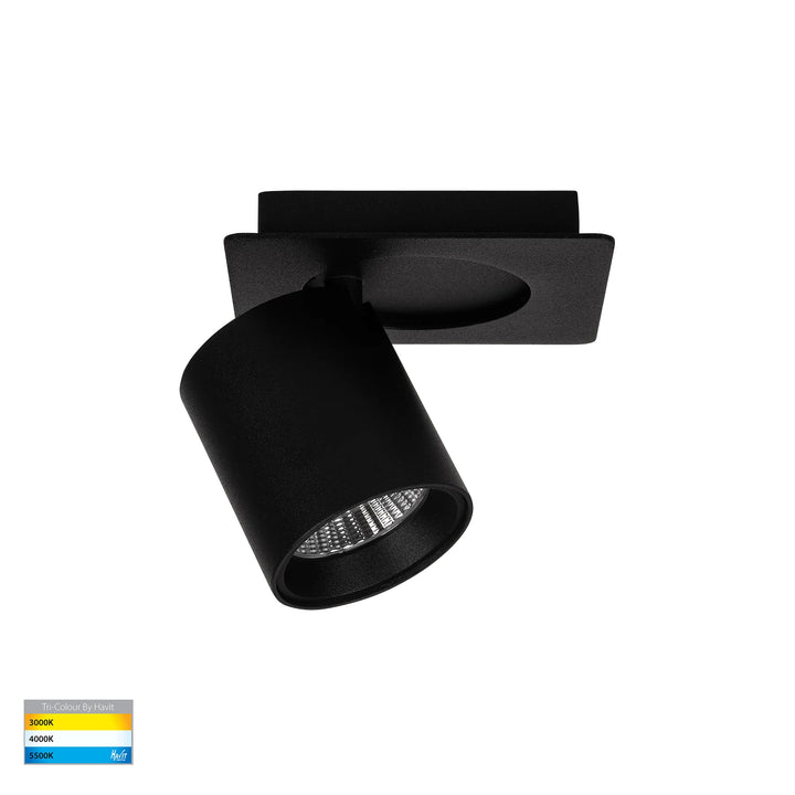 HV4003T - Sbarra 1 Light Adjustable Bar Light Black Spot light