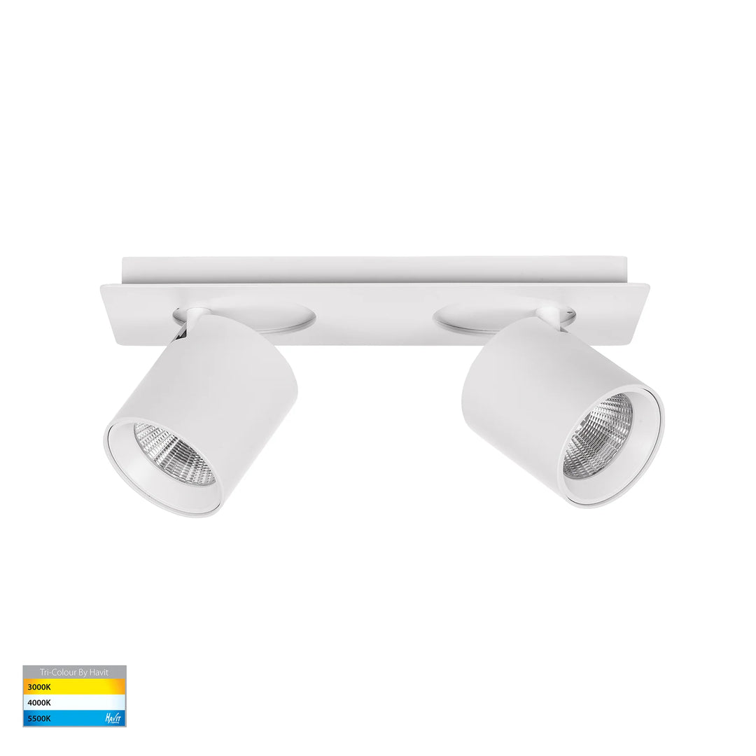HV4003T - Sbarra 2 Light Adjustable Bar Light White Spot light