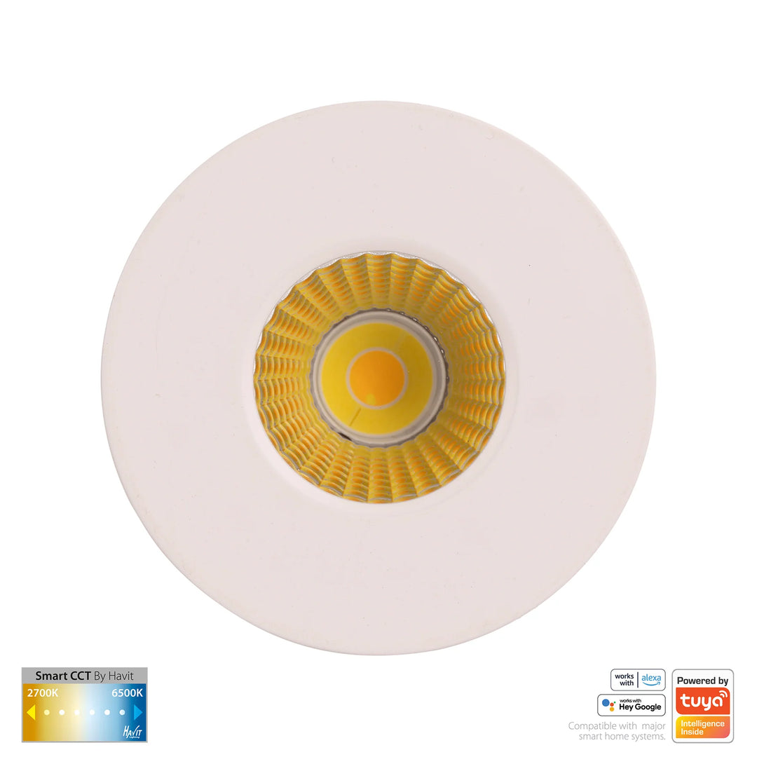 HV5511CCT - Prime Fixed CCT WIFI LED Downlight White Downlight