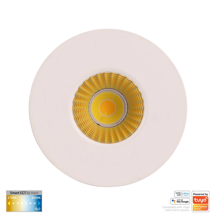 HV5511CCT - Prime Fixed CCT WIFI LED Downlight White Downlight