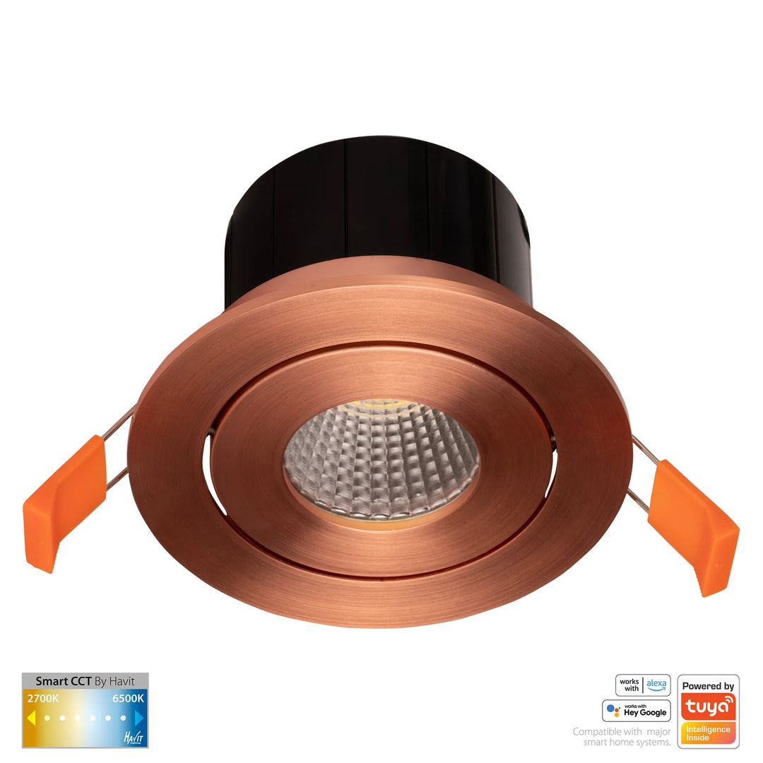 HV5512CCT- Prime Tilt CCT WIFI LED Downlight Downlight