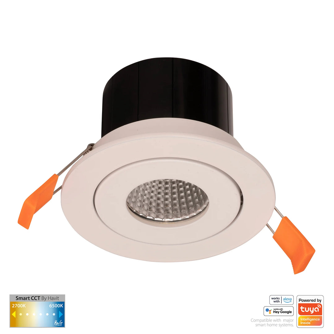 HV5512CCT- Prime Tilt CCT WIFI LED Downlight Downlight