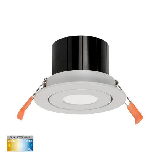 HV5512CCT- Prime Black Tilt CCT WIFI LED Downlight