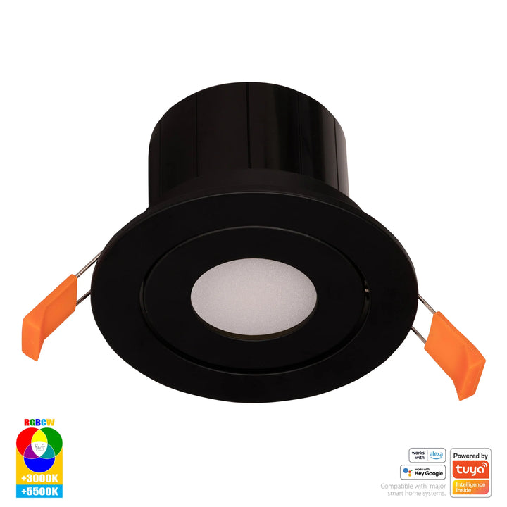 HV5512RGBCW- Prime Tilt RGBCW WIFI LED Downlight Downlight