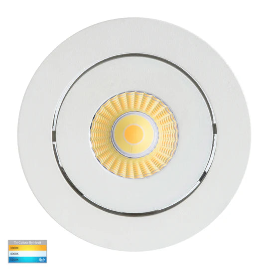 HV5512T - Prime Black/White Tilt LED Downlight