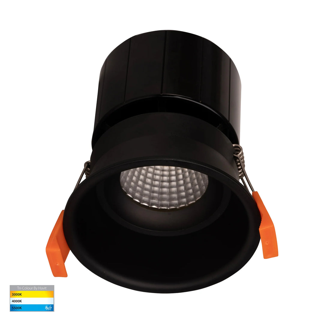 HV5513T - Prime Black/White Fixed Deep LED Downlight Downlight