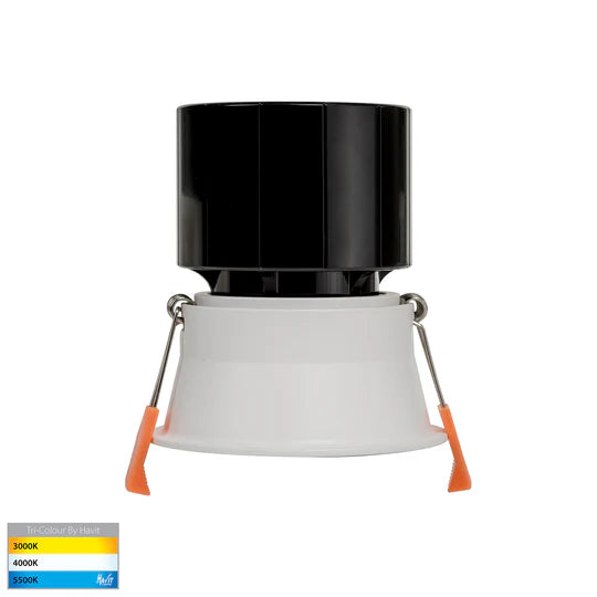 HV5513T - Prime Black/White Fixed Deep LED Downlight