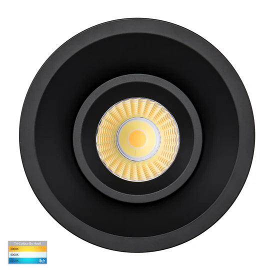 HV5514T- Prime Black/White Fixed Deep LED Downlight