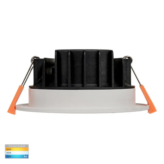 HV5522T - Polly Polycarbonate Black/White Fixed LED Downlight