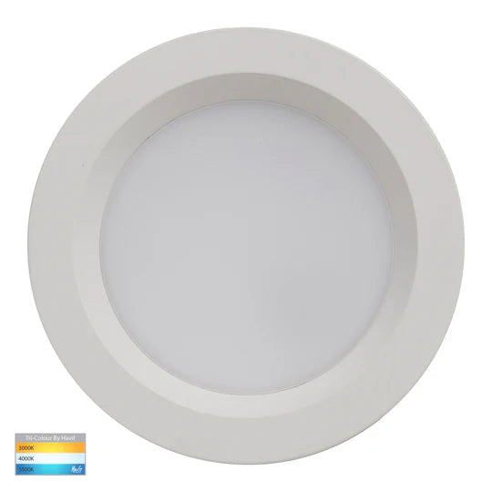 HV5522T - Polly Polycarbonate Black/White Fixed LED Downlight