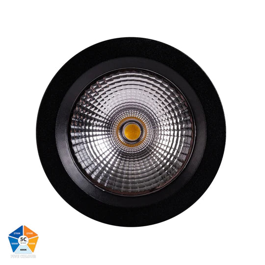 HV5530T- Ora Black/White 5 Colour Fixed LED Downlight