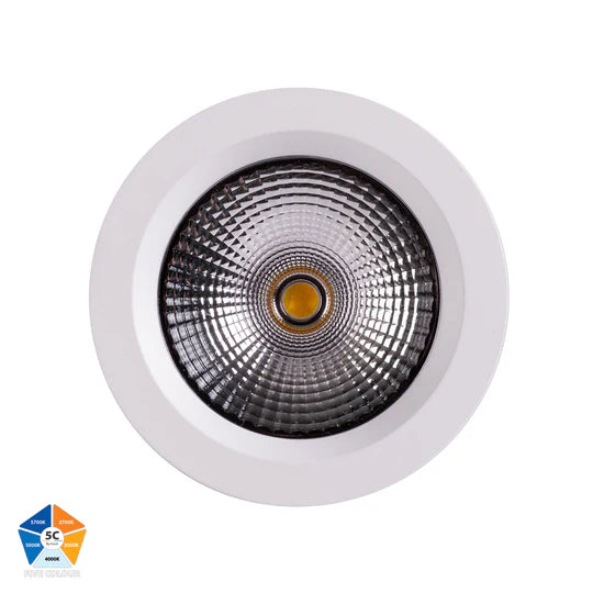 HV5530T- Ora Black/White 5 Colour Fixed LED Downlight