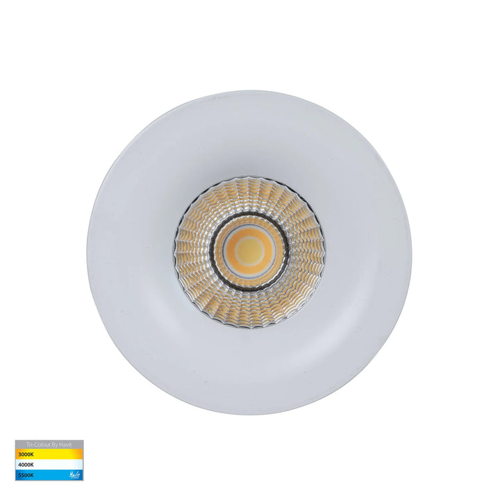 HV5703T-BLK - 55mm Niche Round Recessed Downlight White Downlight