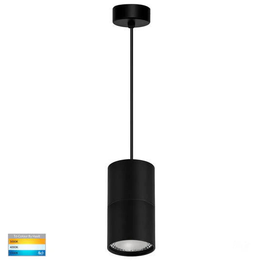 HV5802T-P - Nella Black/White7w LED Pendant