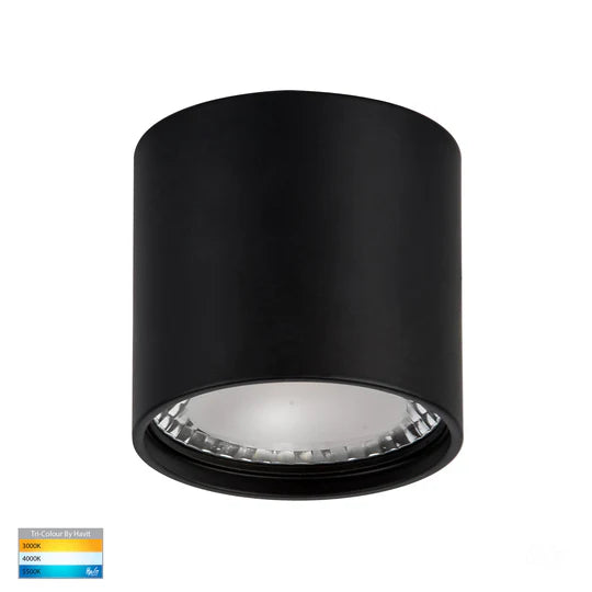 HV5802T-Nella Black/White 7w Surface Mounted LED Downlight