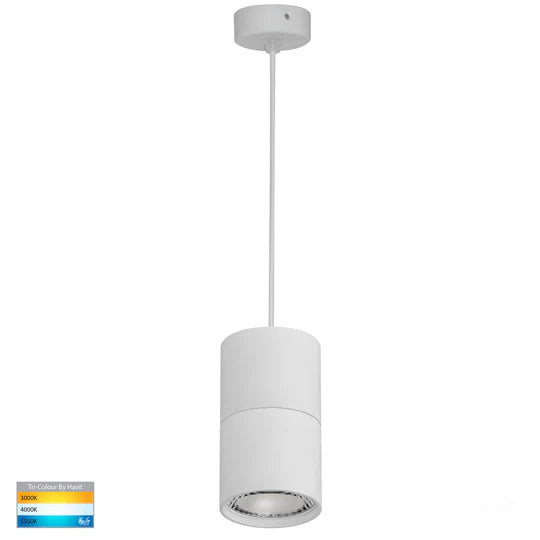 HV5802T-P - Nella Black/White7w LED Pendant