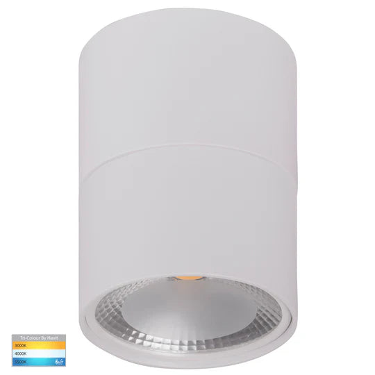 HV5803T-EXT- Nella Black/White 12w Surface Mounted LED Downlight with Extension