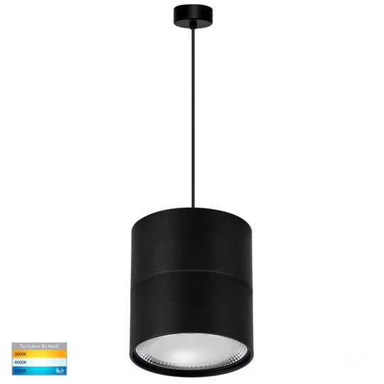 HV5805T-P - Nella Black/White 18w LED Pendant