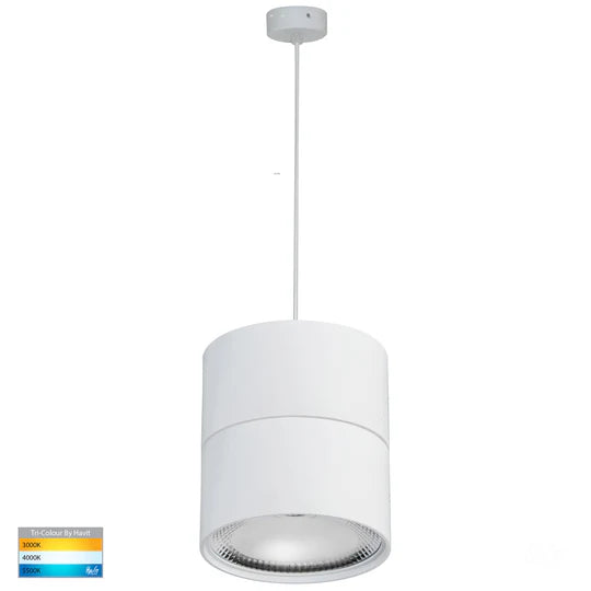 HV5805T-P - Nella Black/White 18w LED Pendant