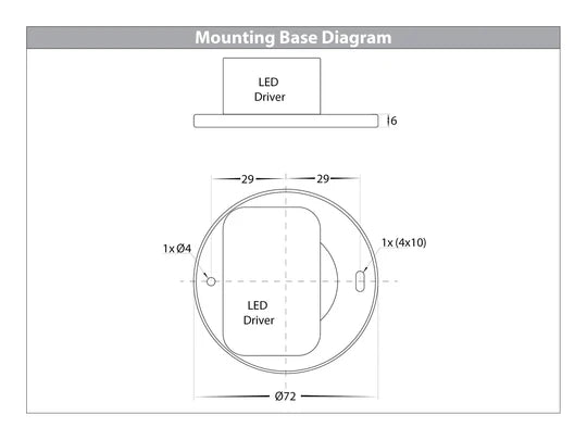 HV5812T - Nella 7w LED Black/White Adjustable Surface Mounted Downlight