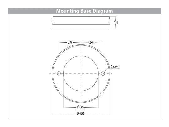 HV5823T - Nella Black/White 12w Surface Mounted Rotatable LED Downlight