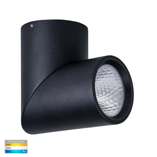 HV5824T- Nella Black/White 18w Surface Mounted Rotatable LED Downlight