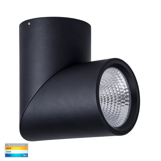 HV5825T- Nella Black/White 24w Surface Mounted Rotatable LED Downlight