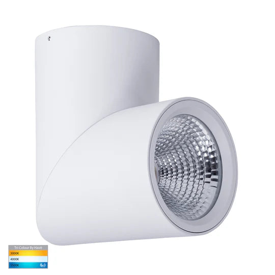 HV5825T- Nella Black/White 24w Surface Mounted Rotatable LED Downlight