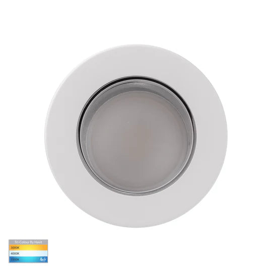 HV5831T-BLK - Lexan Black/White 9in1 Surface Mounted GU10 LED Downlight