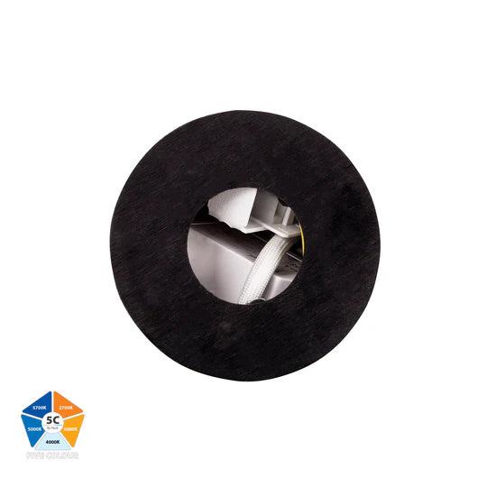 HV5841S-EXT Nella Black/White 7w Surface Mounted LED Downlight