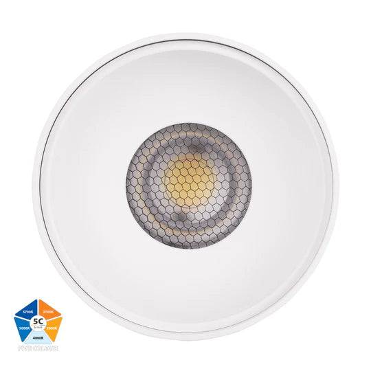 HV5844S - Nella Black/White 24w Surface Mounted LED Downlight