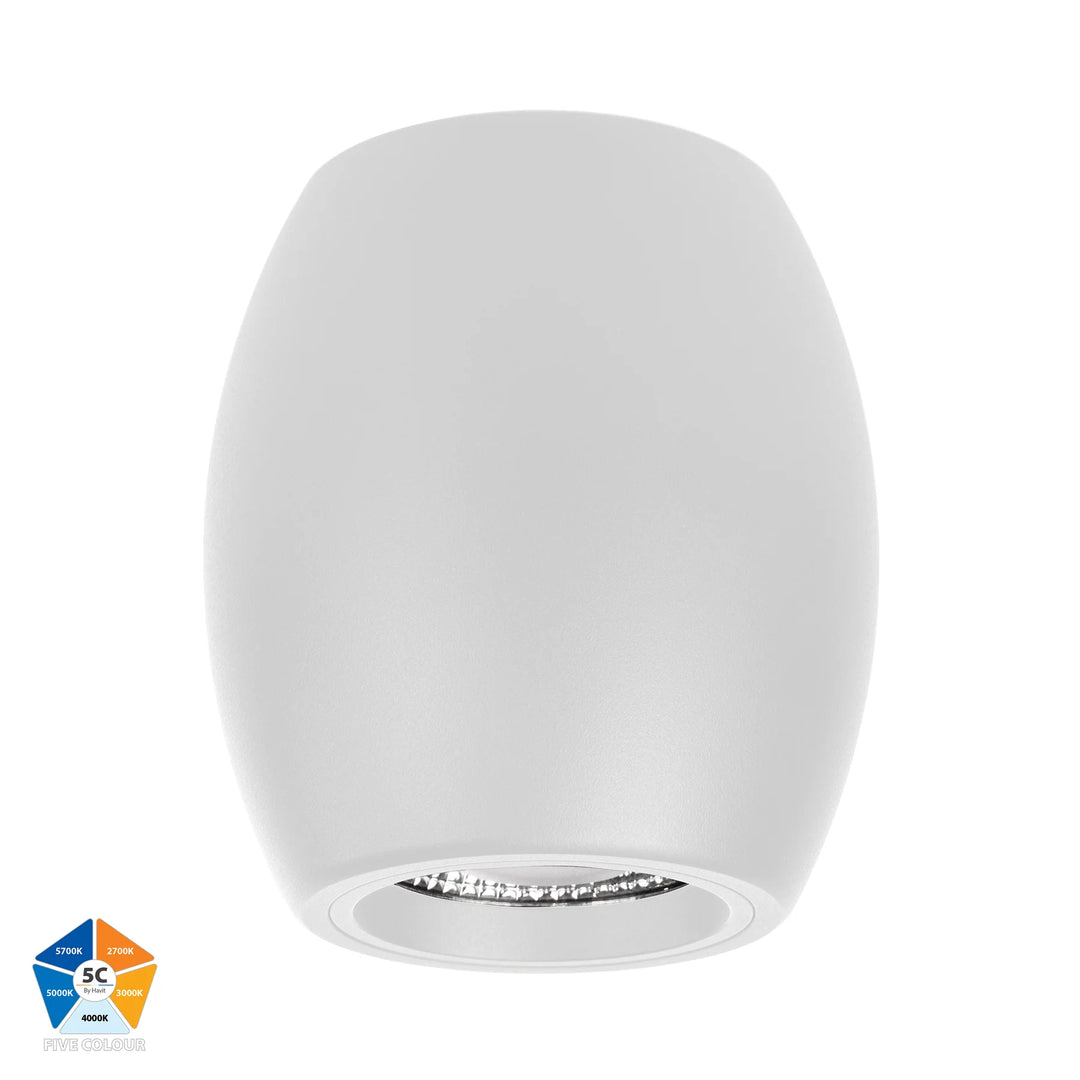 HV5849S - Nella 12w Surface Mounted LED Downlight White Surface Mount Downlight