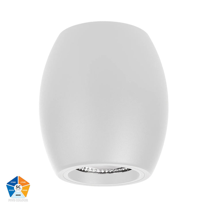 HV5849S - Nella 12w Surface Mounted LED Downlight White Surface Mount Downlight