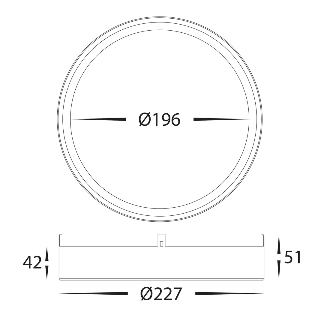 HV5863-2 - Auster Black/White Trim to suit HV5863S-WHT
