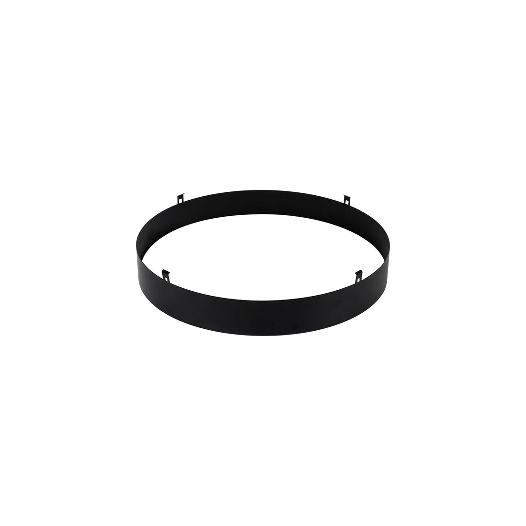 HV5863-4-BLKALB - Auster Black Trim with Alabaster Glass to suit HV5863S-WHT