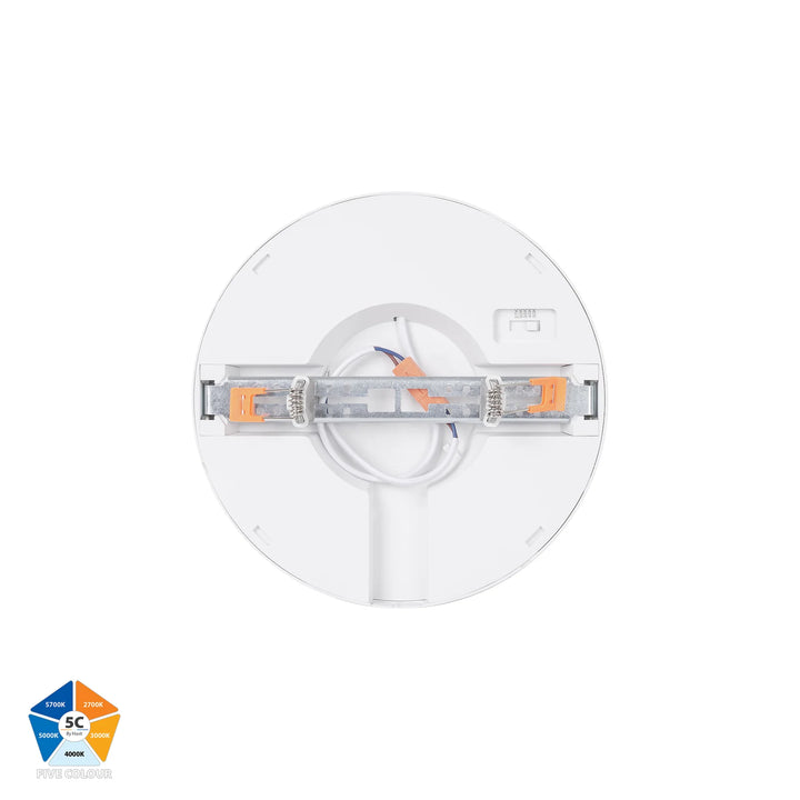 HV5863S-WHT - Auster White 18w LED Ceiling Mounted Oyster Light