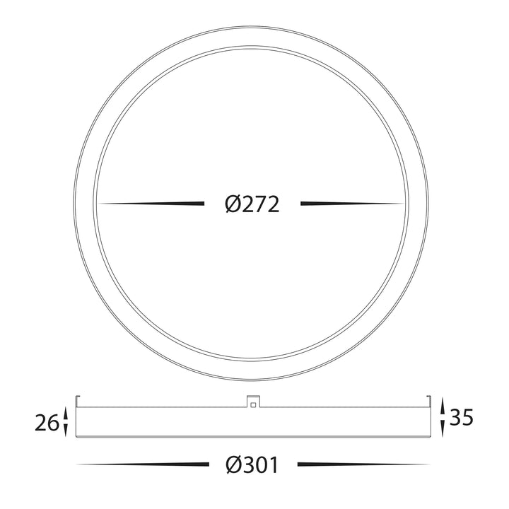 HV5864-1-BLK - Auster Black Trim to suit HV5864S-WHT