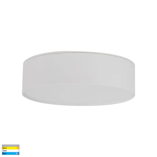 HV5892T- Nella Black/White 20w Ceiling Mounted LED Oyster