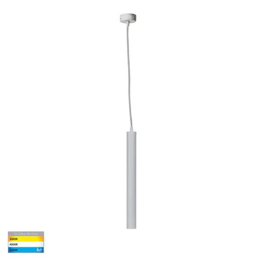 HV5898T - Henger White/Black 6w Cylinder LED Pendant