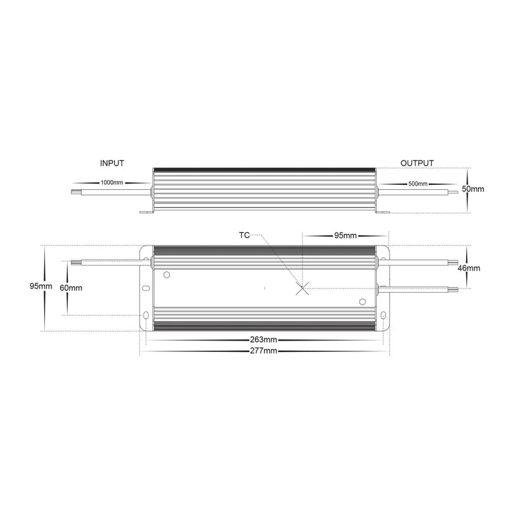 HV9658-12V275W - 275w Weatherproof LED Driver Driver