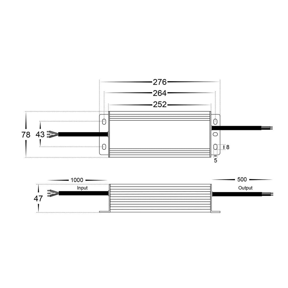 HV9660-300W - 300W Weatherproof Dimmable LED Driver Driver