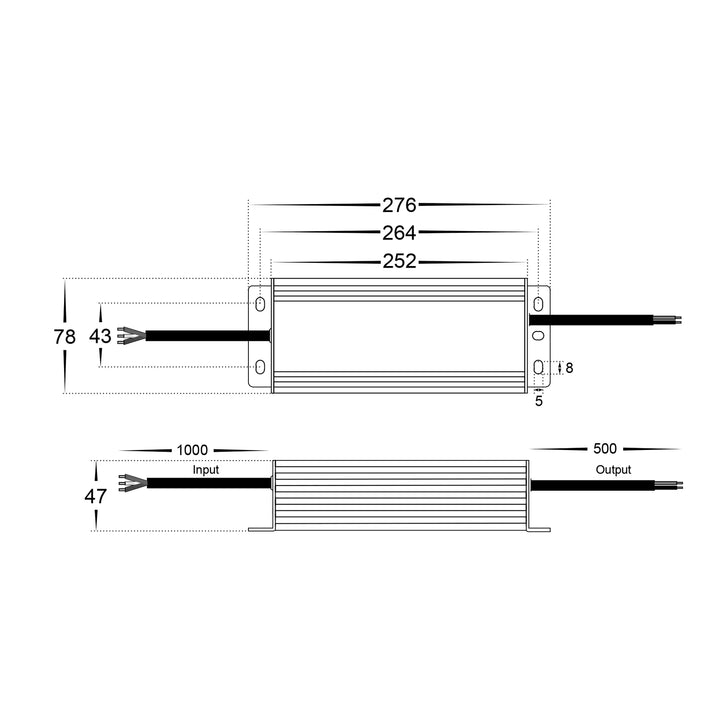 HV9660-300W - 300W Weatherproof Dimmable LED Driver Driver