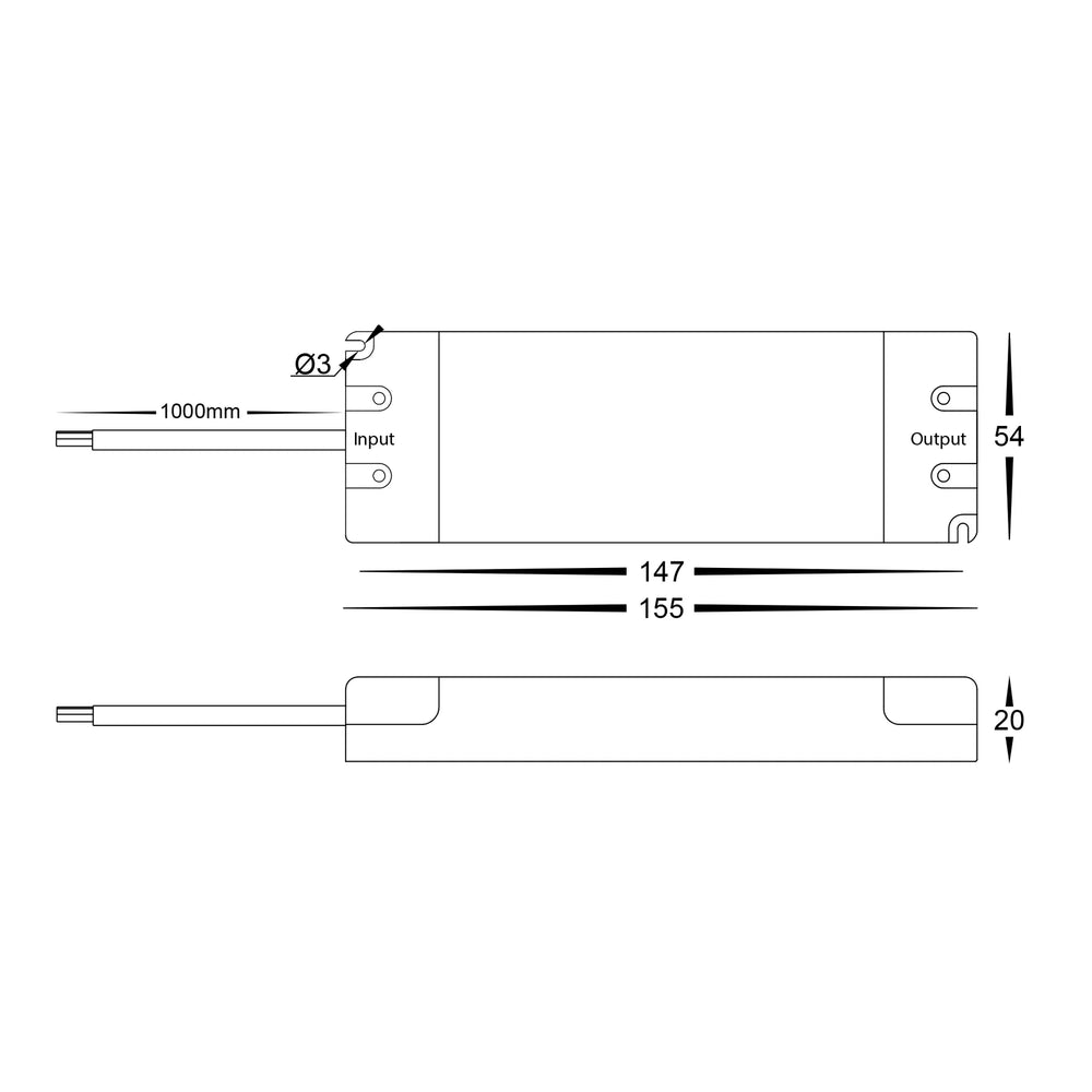 HV9660-30W - 30W Indoor Dimmable LED Driver Driver