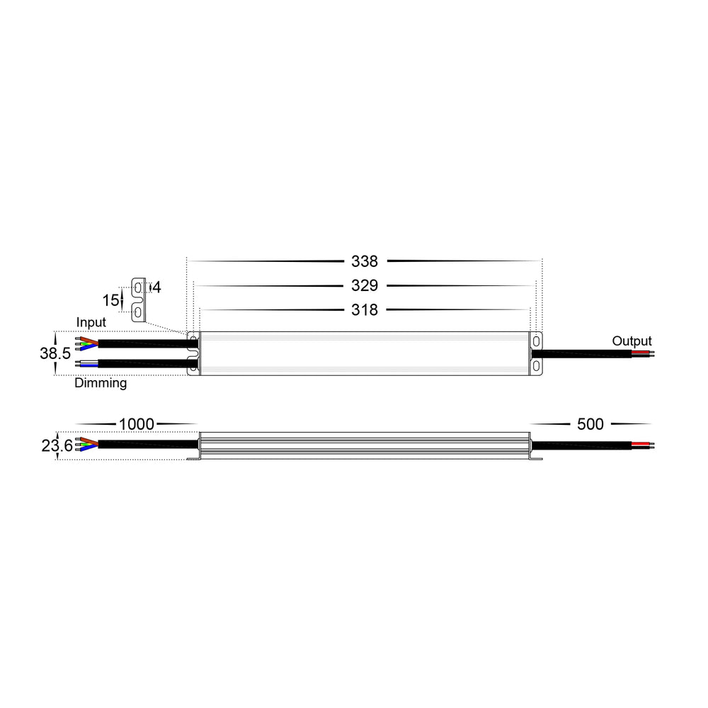 HV96632-100W - 100W Dali 2 + Push Dim Dimmable LED Driver Driver
