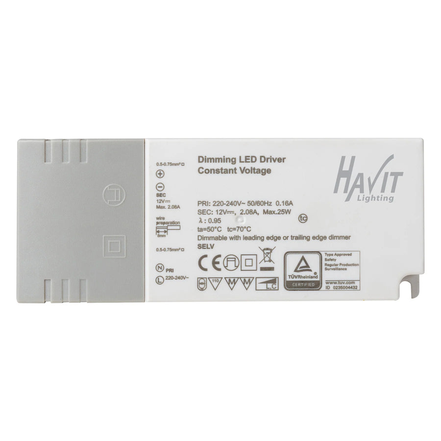 HV9668-12V25W | HV9668-24V25W- 25w Triac Dimmable Indoor LED Driver Driver