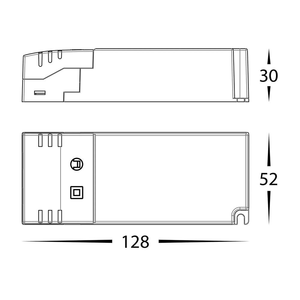 HV9668-12V25W | HV9668-24V25W- 25w Triac Dimmable Indoor LED Driver Driver