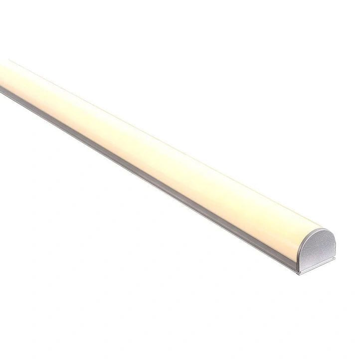 HV9690-2618 Shallow Square Aluminium Profile with Rounded Diffuser